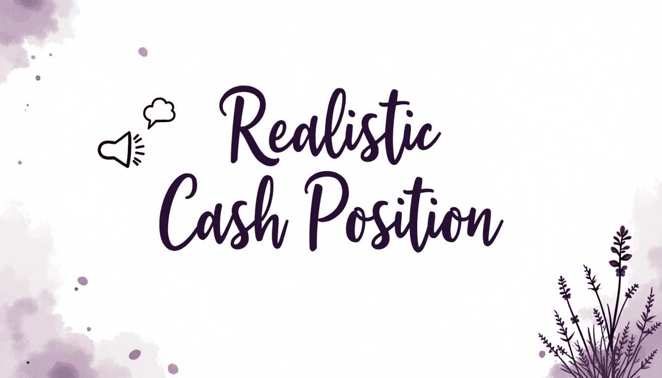 Realistic Cash Position