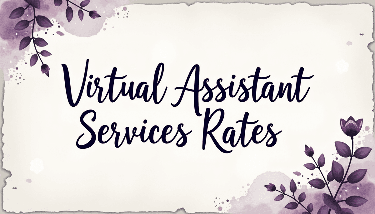 Cover for blog 'Virtual Assistant Services Rates: 2024 Pricing Guide'