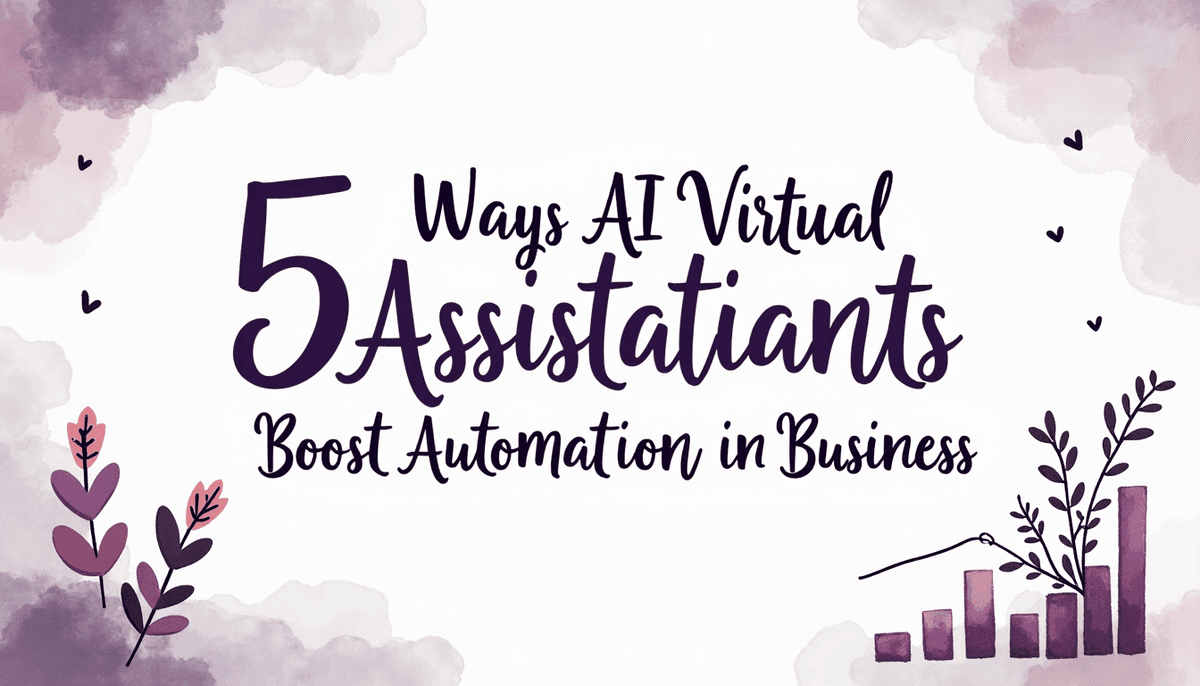 Cover for blog '5 Ways AI Virtual Assistants Boost Automation in Business'