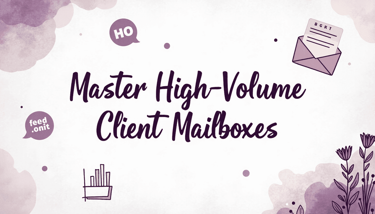 Cover for blog 'Master High-Volume Client Mailboxes: VA's Ultimate Guide'