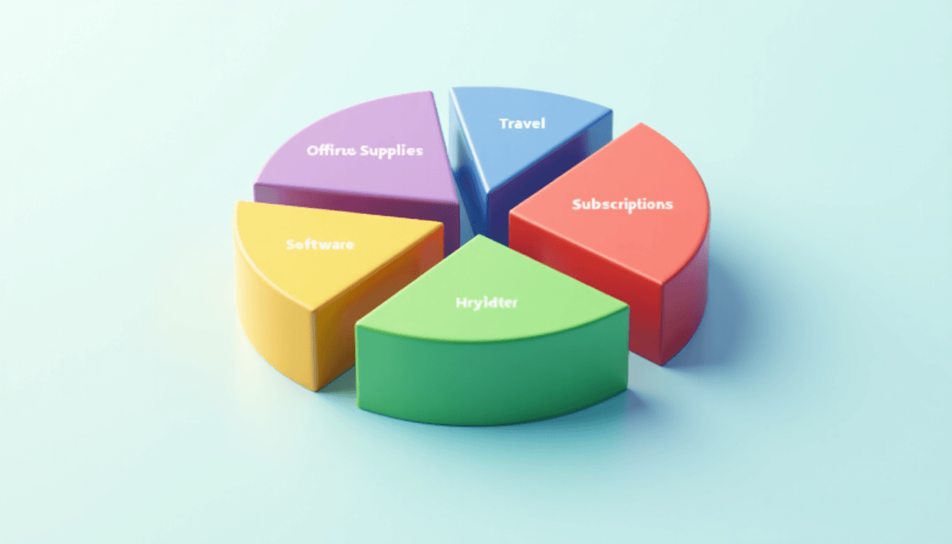 A visual representation of expense categories