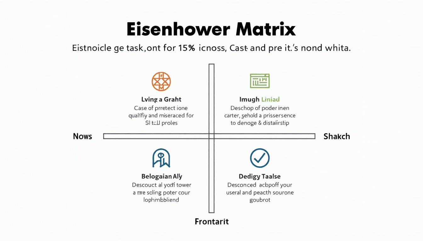 The Eisenhower Matrix with VA tasks